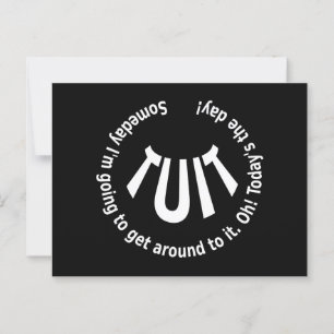 Carte Postale TUIT ronde