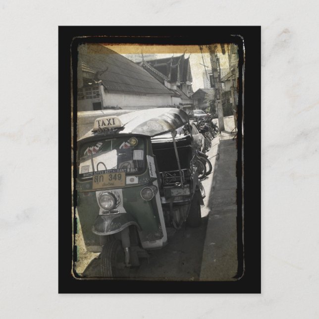 Carte Postale tuk tuk (Devant)