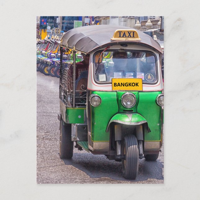 Carte Postale Tuk tuk de Bangkok (Devant)