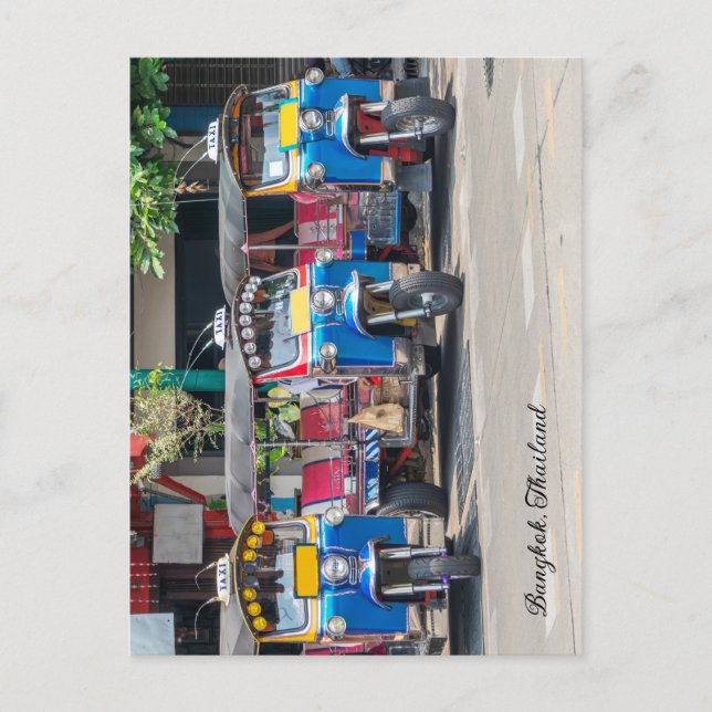 Carte Postale Tuk Tuk de Bangkok (Devant)