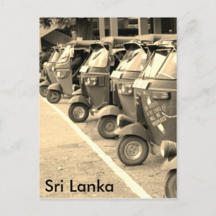 Carte Postale tuk tuk sri lanka