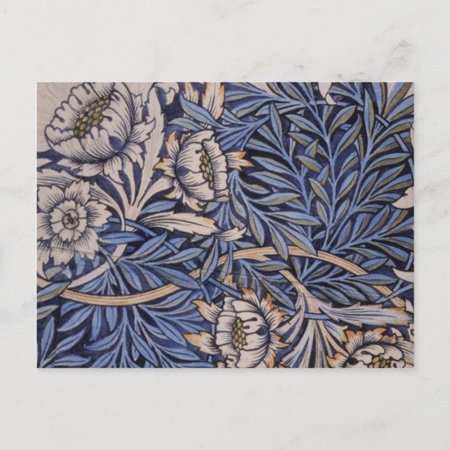 Carte Postale Tulip et Willow Par William Morris (Devant)