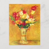 Tulipes dans un vase par Pierre Renoir