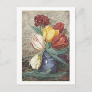 Carte Postale Tulipes dans un vase ( Sientje Mesdag-van Houten.