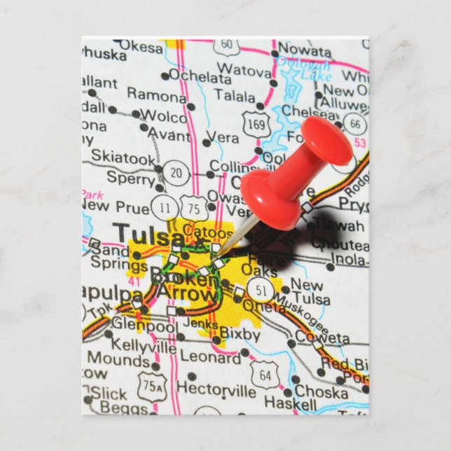 Carte Postale Tulsa, Oklahoma (Devant)