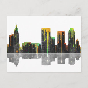 Carte Postale Tulsa Oklahoma Skyline