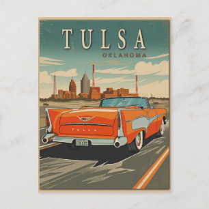 Carte Postale Tulsa Oklahoma Vintage voyage