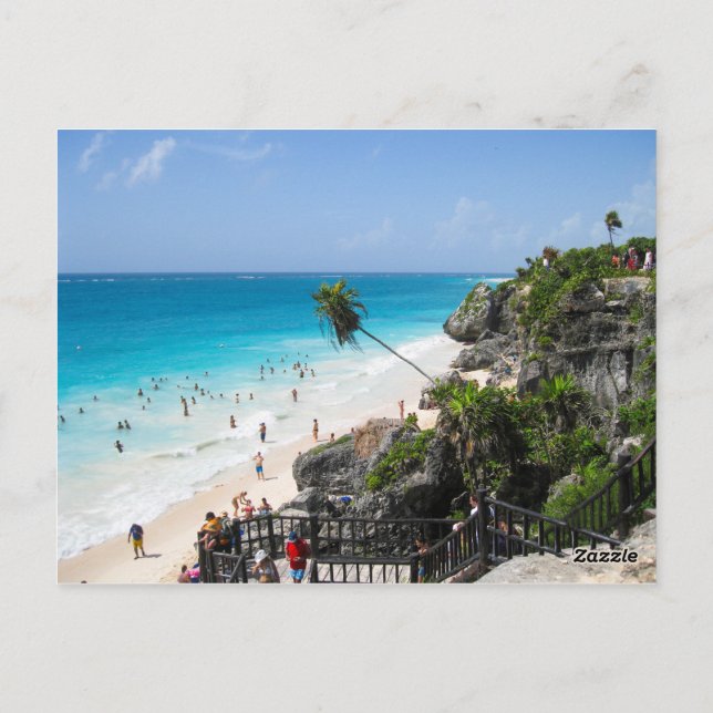 Carte Postale Tulum Beach Mexique (Dos)