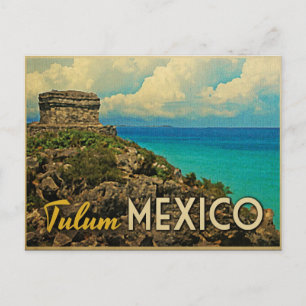 Carte Postale Tulum Mexique
