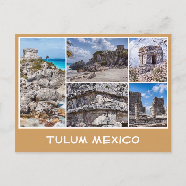 Carte Postale Tulum, Mexique (Devant)