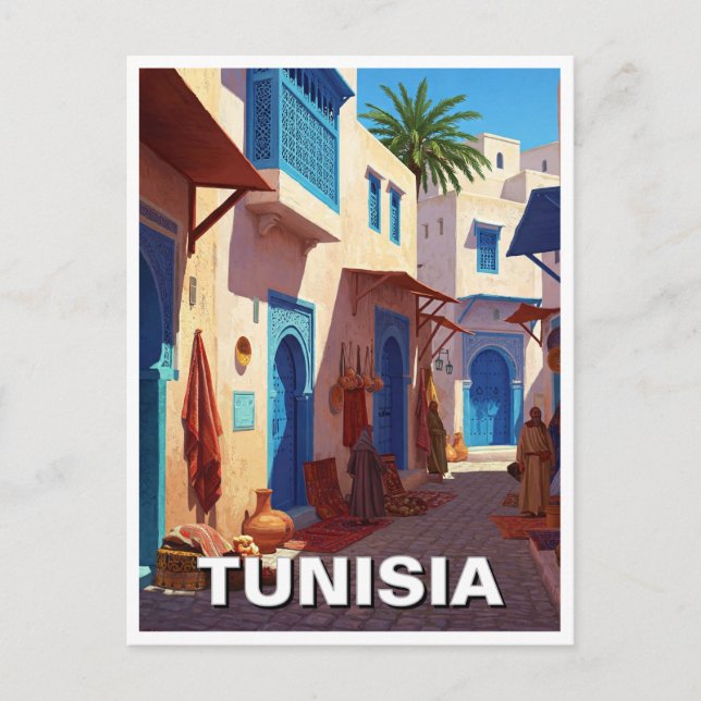 Carte Postale Tunis Tunisie (Devant)