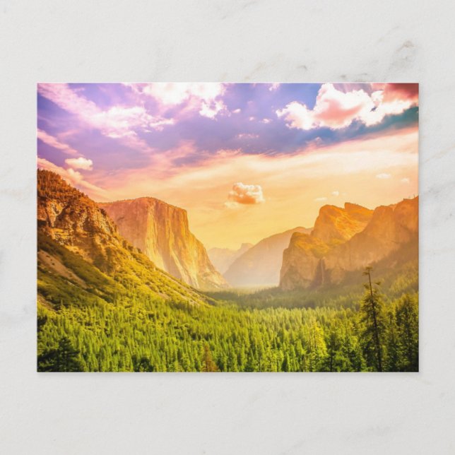 Carte Postale Tunnel de View of Yosemite National Park (Devant)
