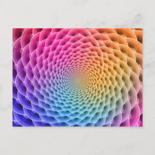 Carte Postale Tunnel urbain arc-en-ciel