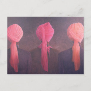 Carte Postale Turban Triptyque