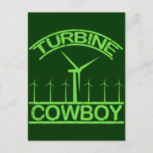 Carte Postale Turbine Cowboy