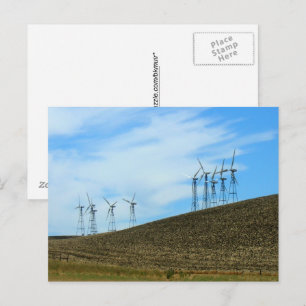Carte postale - Turbines éoliennes