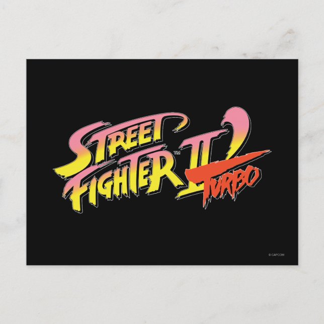 Carte Postale Turbo Street Fighter II (Devant)