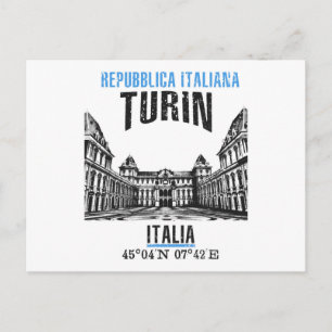 Carte Postale Turin