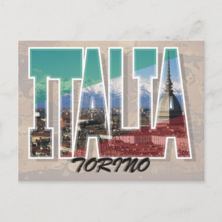Carte postale Turin, Italie