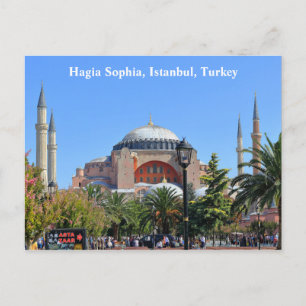 Carte Postale Turkey Istanbul Hagia sophia Postcard