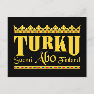 Carte postale Turku Finland