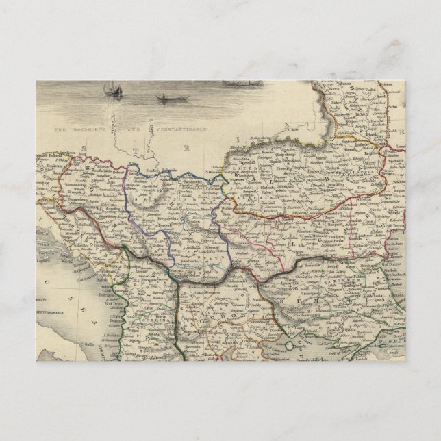 Carte Postale Turquie En Europe (Devant)