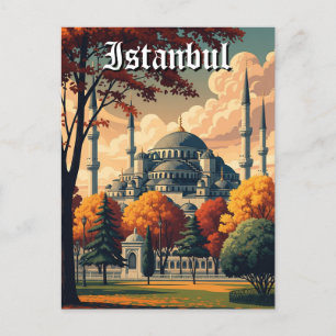 Carte Postale Turquie Istanbul Mosquée Bleue