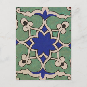Carte Postale Turquie ottomane vieil carreau arabesque