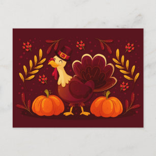Carte postale Turquie Thankgiving