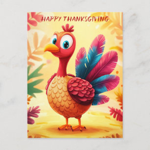 Carte postale Turquie Thanksgiving mignonne