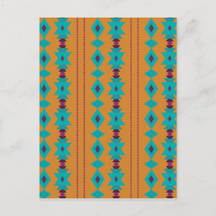 Carte Postale Turquoise Burnt