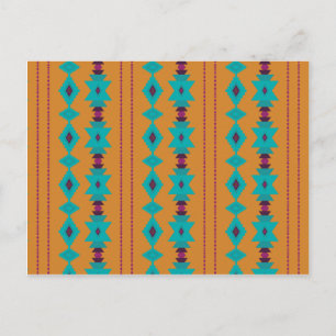 Carte Postale Turquoise Burnt