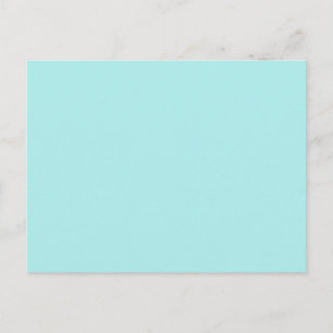 Carte postale Turquoise légère