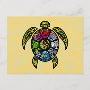 Carte Postale Turtle Ba-gua