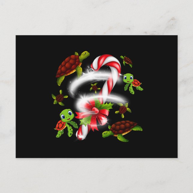 Carte Postale Turtle Lover | Juste Une Fille Qui Aime Les Tortue (Devant)