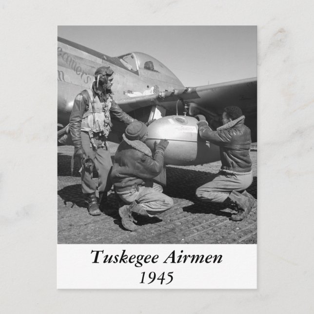 Carte Postale Tuskegee Airmen, 1945 (Devant)