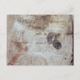 Carte Postale Tuthmose III offrant de l'encens au dieu,