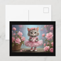 Tutu rose Ballerina Kitten