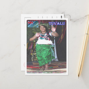 Carte Postale Tuvalu - Danseur -