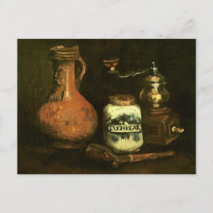 Carte Postale Tuyau de moulage à café Coque & Jug Van Gogh Art