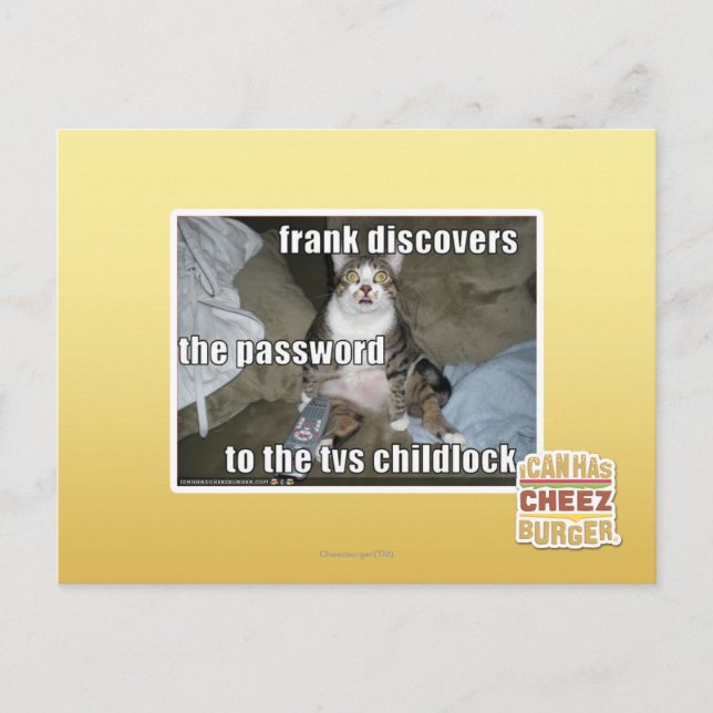 Carte Postale TV Childlock (Devant)
