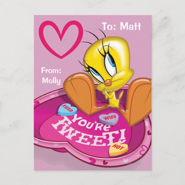 Carte Postale Tweet TWEETY™ Bowl (Devant)