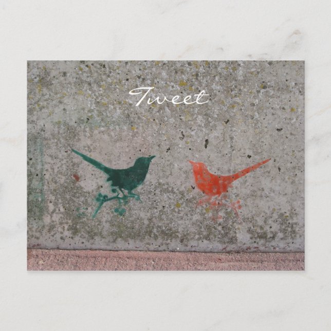 Carte Postale Tweeter (Devant)