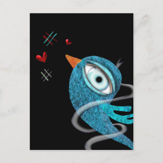 Carte Postale Tweetez-moi appel d'offres 14 février