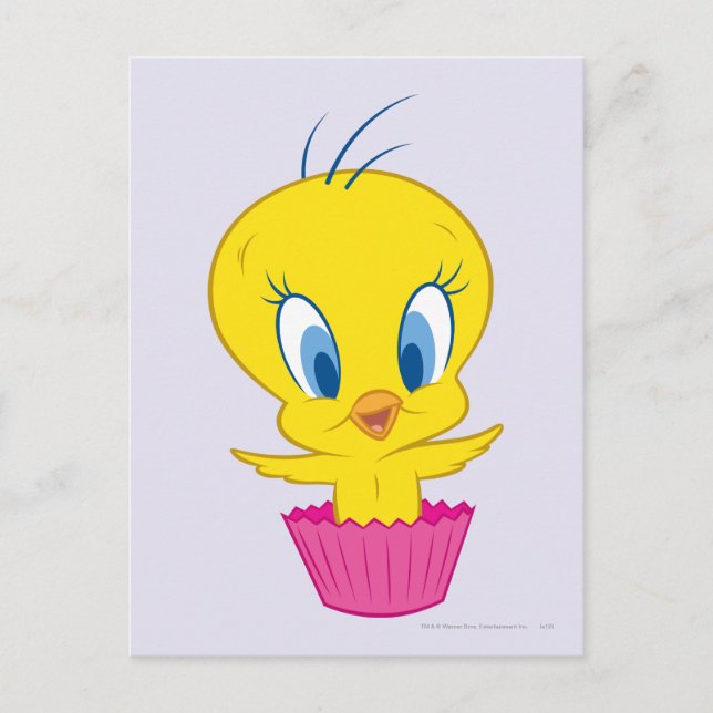 Carte Postale TWEETY™ Cupcake (Devant)