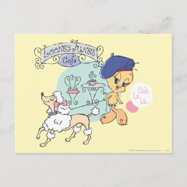 Carte Postale TWEETY™ Paris (Devant)