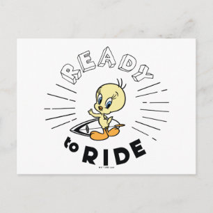 Carte Postale TWEETY™ Surfboard - Prêt à rouler