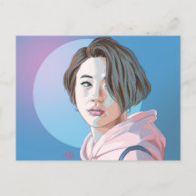 Carte postale TWICE Chaeyoung Version fraise