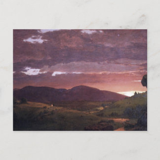 Carte Postale Twilight 'twixt day and night by Frederick Church