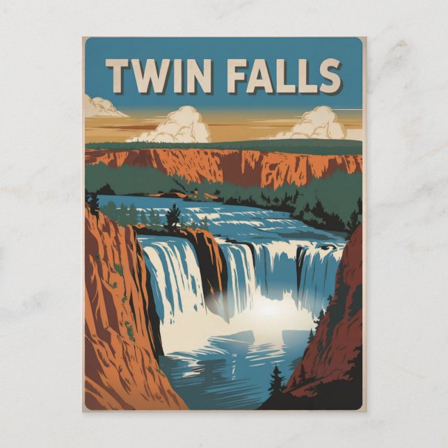Carte Postale Twin Falls Idaho (Devant)